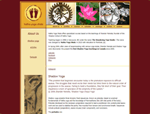 Tablet Screenshot of hathayogashala.com